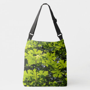 Sun-Dappled Leaves in the Forest Crossbody Bag