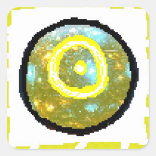 Sun Day Square Sticker