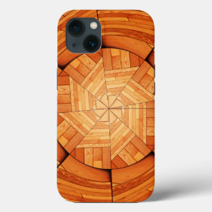 Sun Deck - Mahogany Sunburst Inlay iPhone 13 Case