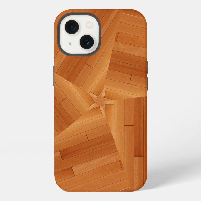 Sun Deck - Varnished Star Centre iPhone Case (Back)
