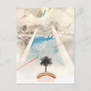 Sun Dog, Rockne Krebs, 1976. Postcard