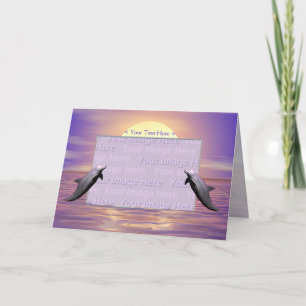 Sun Dolphins Photo Card