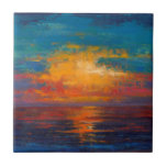 Sun Down II Ceramic Tile<br><div class="desc">Home Décor</div>