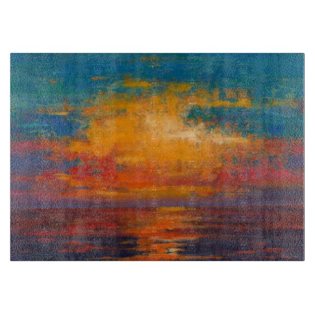 Sun Down II Cutting Board (Front)