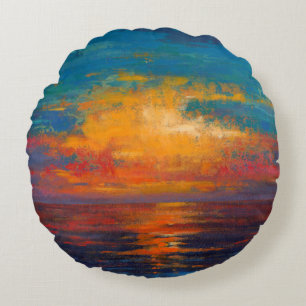 Sun Down II Round Cushion