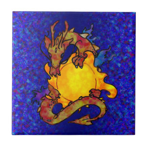 Sun Dragon Tile