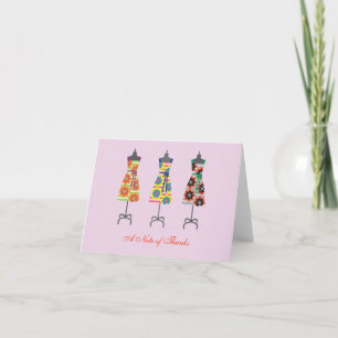 Sun Dress Thank You Note Card