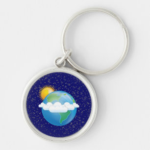 Sun & Earth - Key Ring
