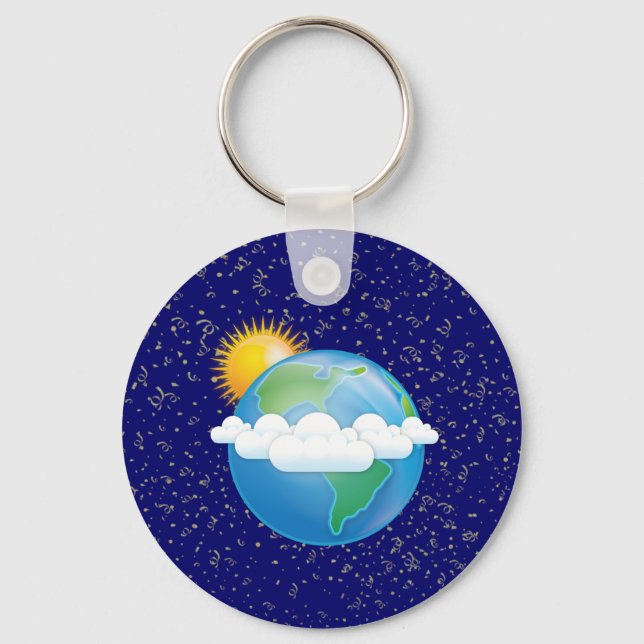 Sun & Earth - Key Ring (Front)