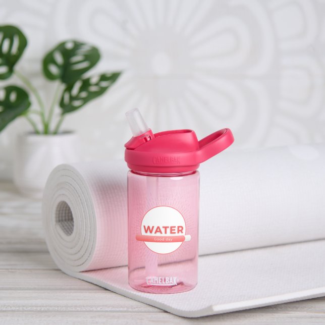 Sun Energy Water Quote | Custom Name Water Bottle (Yoga (Rotated))