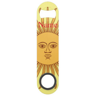 Sun face Art Illustration Thunder_Cove