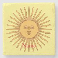 Sun face Art Illustration Thunder_Cove