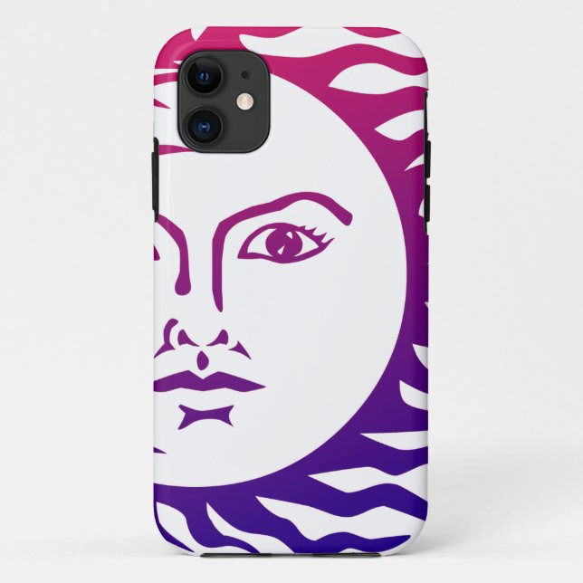 Sun Face Case-Mate iPhone Case (Back)