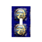 sun face/ moon face light switch cover