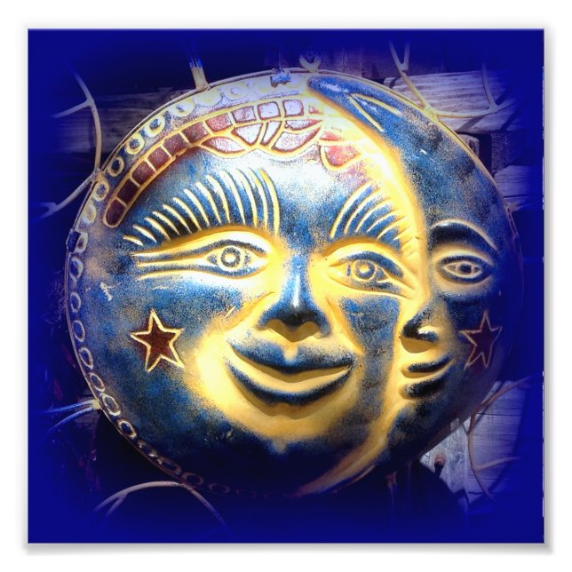 sun face/ moon face photo print (Front)