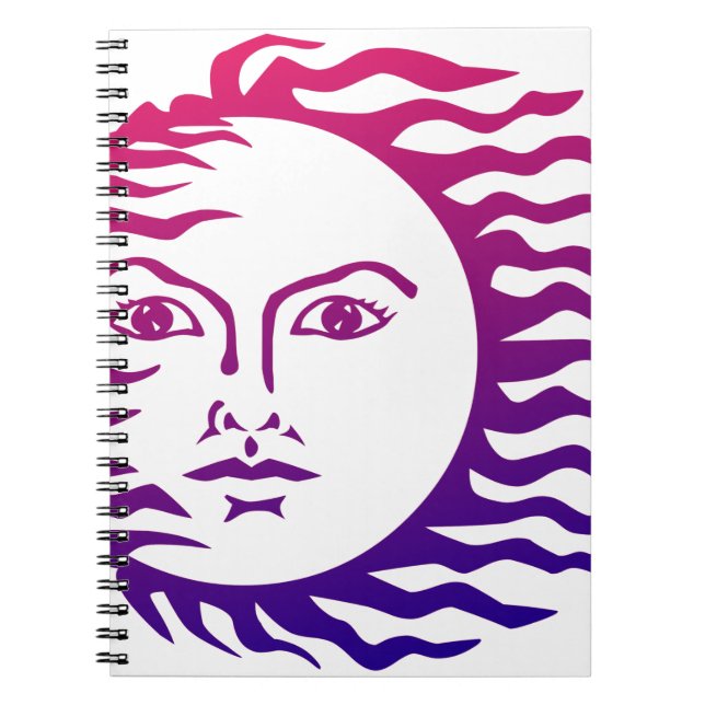 Sun Face Notebook (Front)