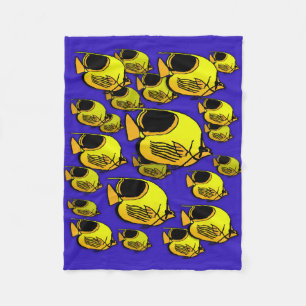 Sun Fish #12 Fleece Blanket
