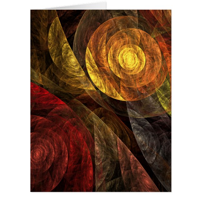 Sun Flower Floral Modern Abstract Art Pattern (Front)
