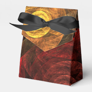 Sun Flower Floral Modern Abstract Art Pattern Favour Box