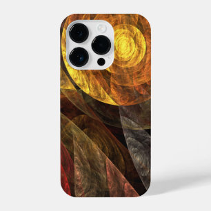 Sun Flower Floral Modern Abstract Art Pattern iPhone 14 Pro Case