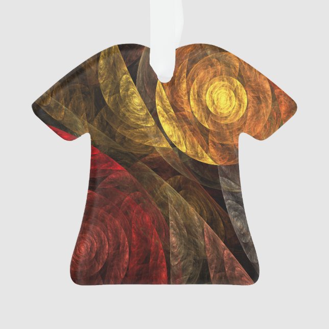 Sun Flower Floral Modern Abstract Art Pattern Ornament (Front)