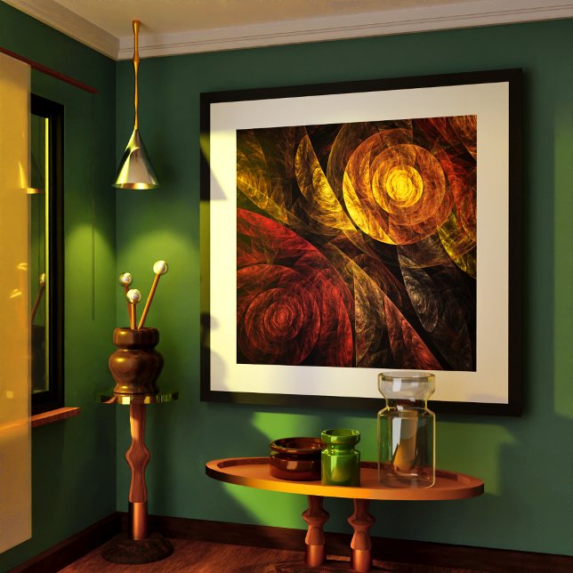 Sun Flower Floral Modern Abstract Art Pattern Poster (Sun Flower Floral Modern Abstract Art Pattern Poster)