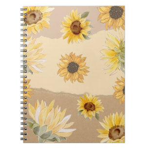Sun flower notebook