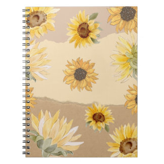 Sun flower notebook 
