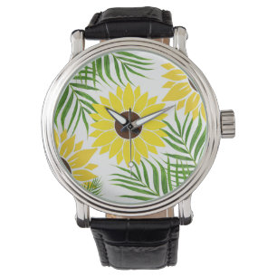 sun flowers watch