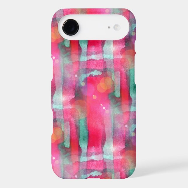 Sun glare abstract painted watercolor Case-Mate iPhone case (Back)