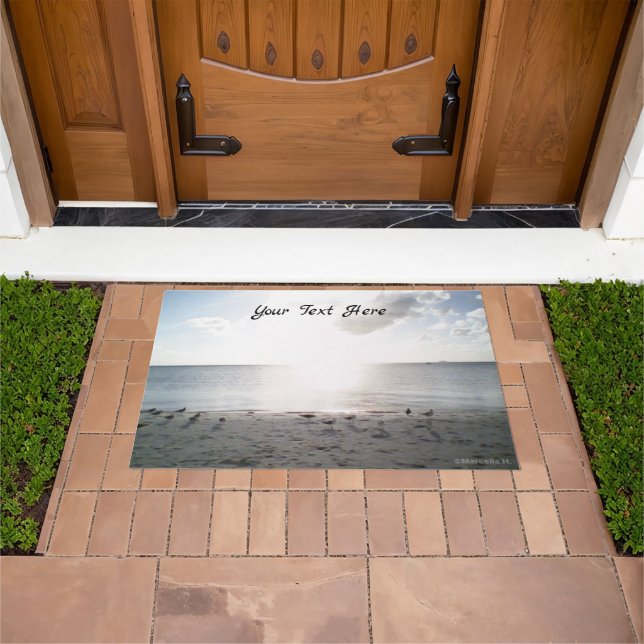 Sun Glory At The Beach Doormat (Outdoor)
