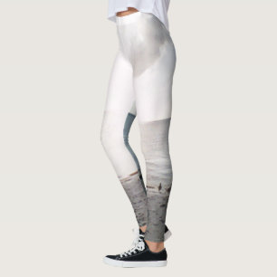 Sun Glory At The Beach Leggings
