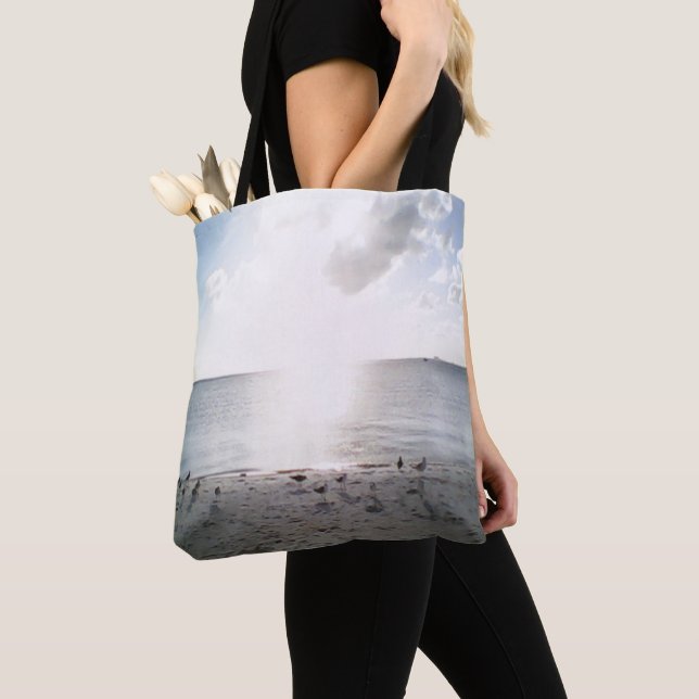 Sun Glory At The Beach Tote Bag (Close Up)