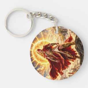 Sun God Key Ring