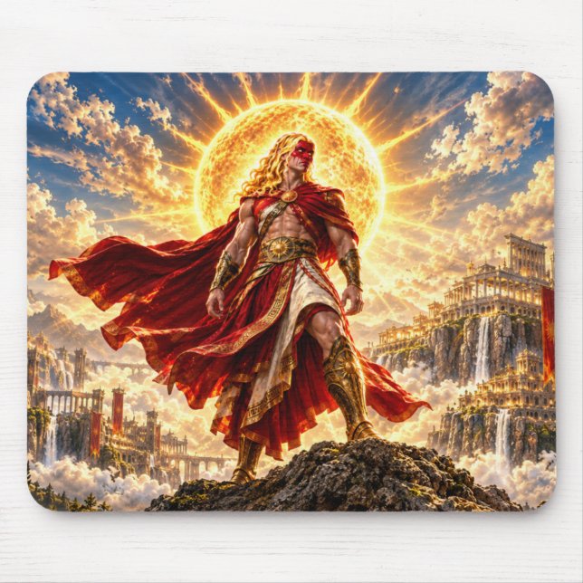 Sun God Mouse Pad (Front)