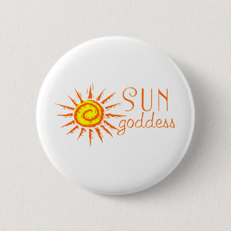 Sun Goddess 6 Cm Round Badge