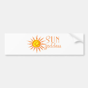 Sun Goddess Bumper Sticker