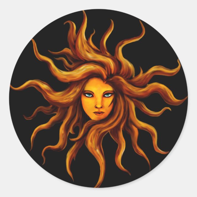 Sun Goddess Sticker (Front)