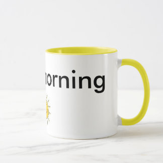 sun, good morning mug