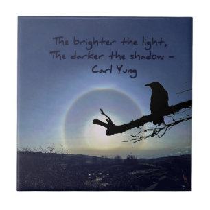 Sun Halo over Wales with a Raven ceramic Tile