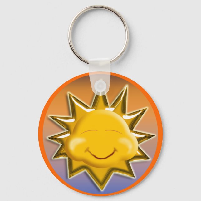 sun happy key ring (Front)