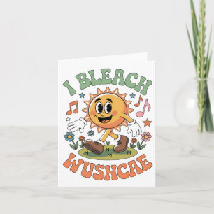Sun Happy Time Retro Funny 70s Vintage Sticker Card