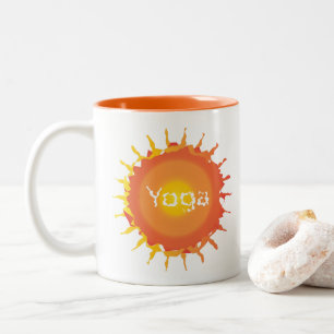 Sun Hot Yoga Two-Tone Coffee Mug