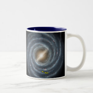 Sun in  the Milky Way NASA Two-Tone Coffee Mug