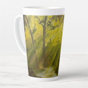 Sun in the Woods, by Gary Poling Latte Mug