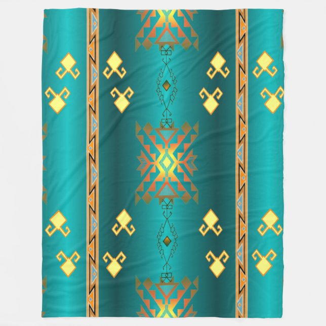 Sun In Winter Fleece Blanket (Front)