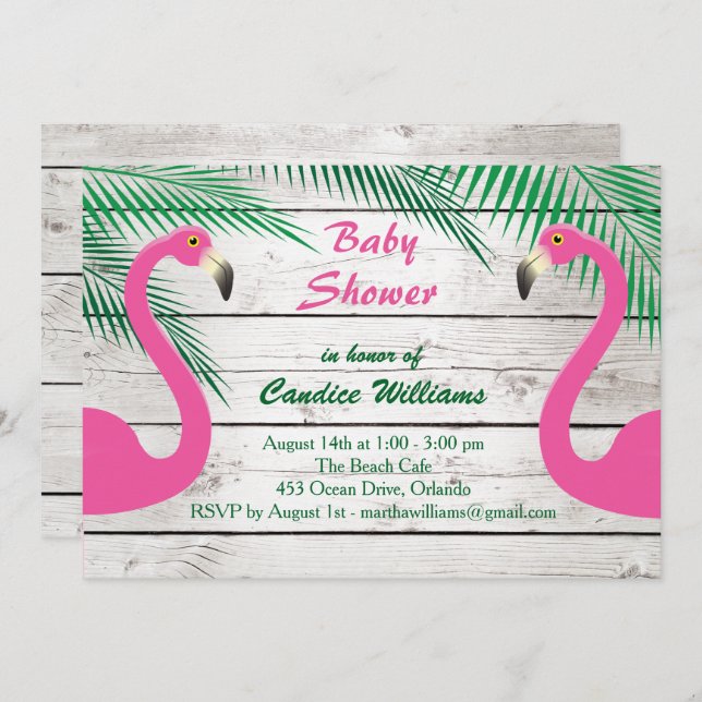 Sun Kissed Baby Shower Invitation (Front/Back)