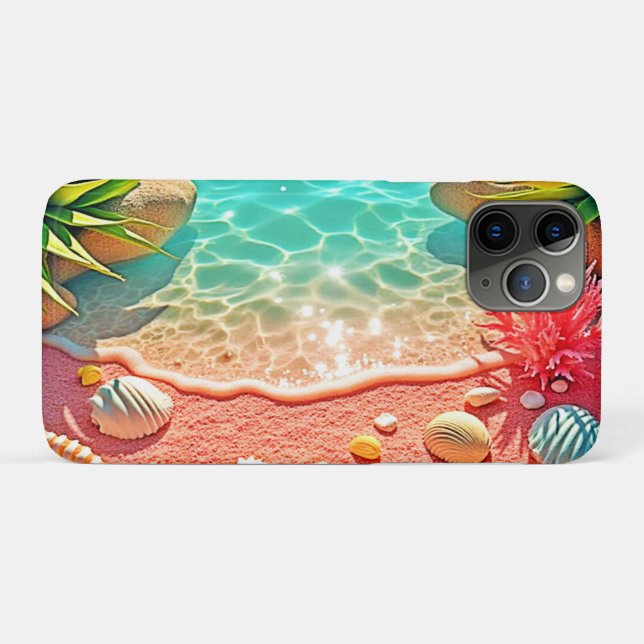 Sun-kissed Beach Shells Design Case-Mate iPhone Case (Back (Horizontal))