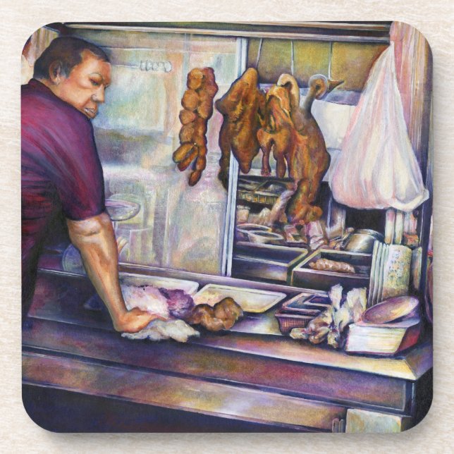 Sun-Kissed Chicken, Singapore Coaster (Front)