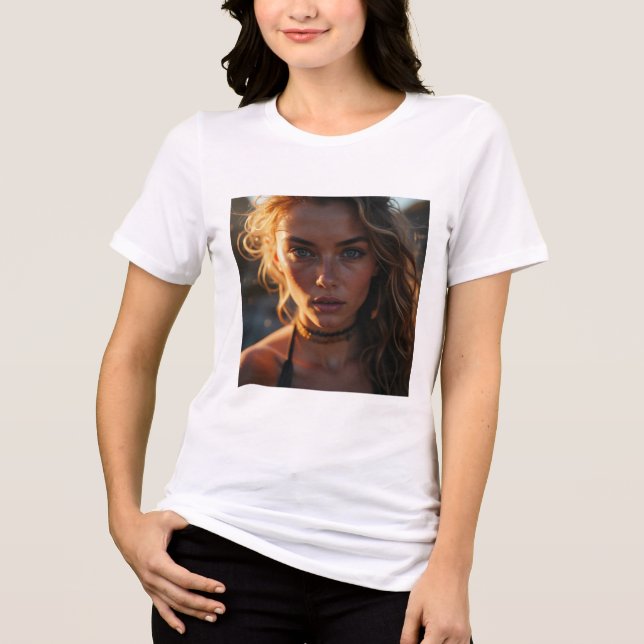 Sun-Kissed Fierce Tri-Blend Shirt (Front)
